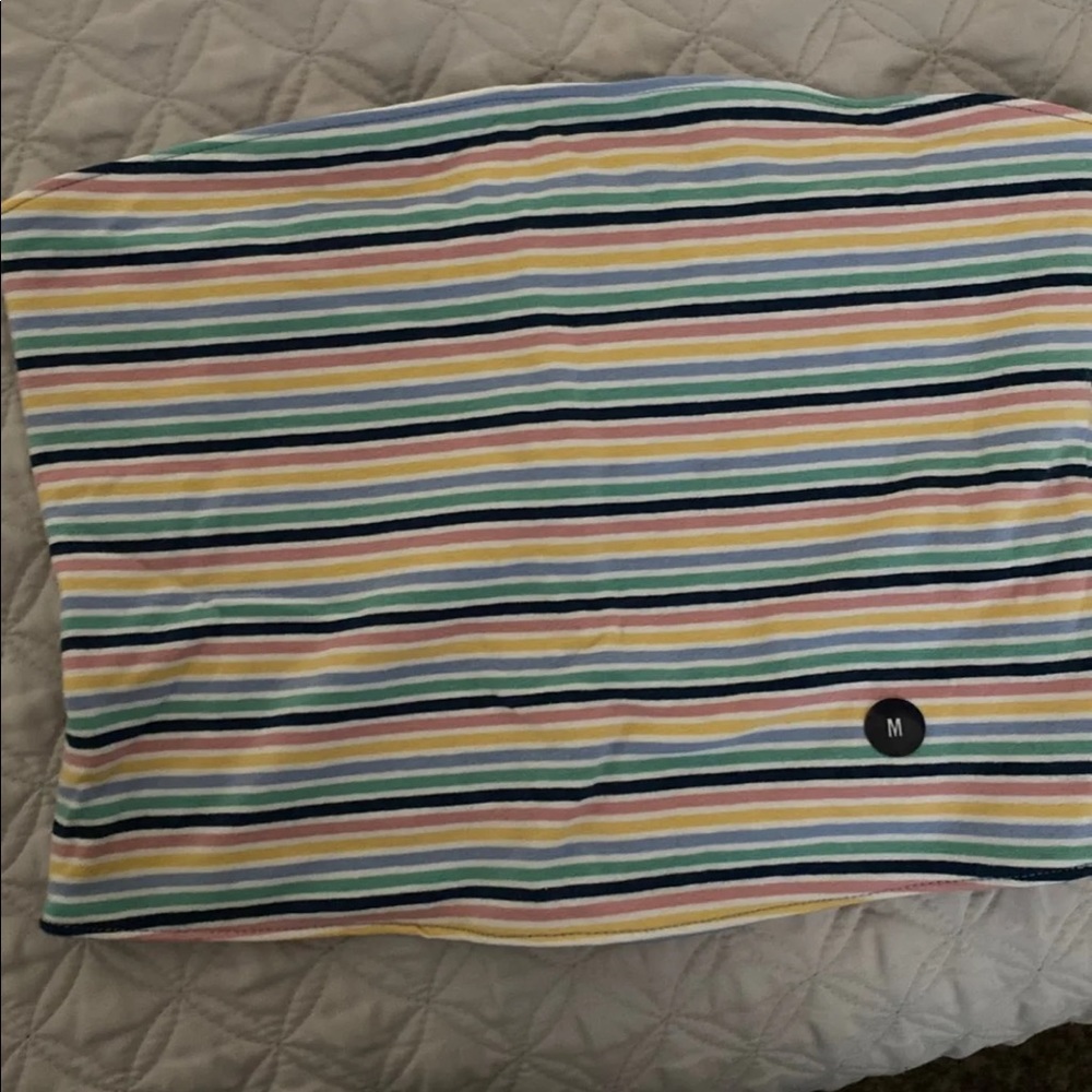 Strapless shirt